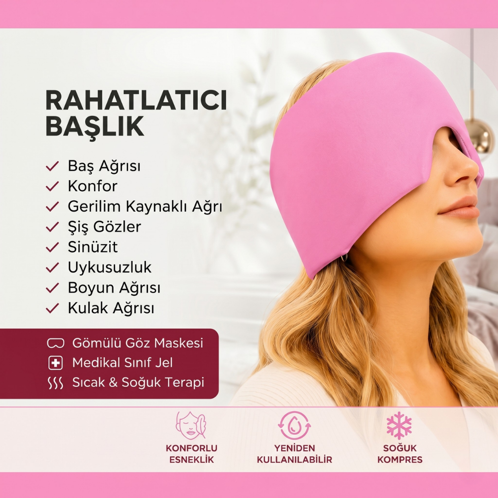 Migren Ve Baş Ağrısı Giderici Başlık