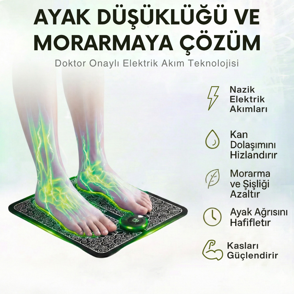 Ayak Sorunları İçin Özelleştirilmiş Ems Matı